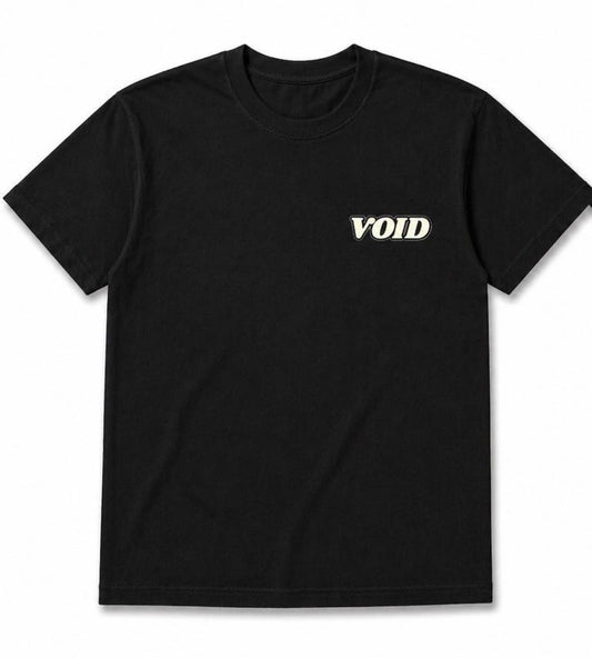 T-shirt noir/crème
