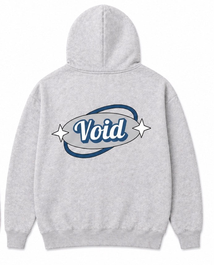 Hoodie gris bleu/bl